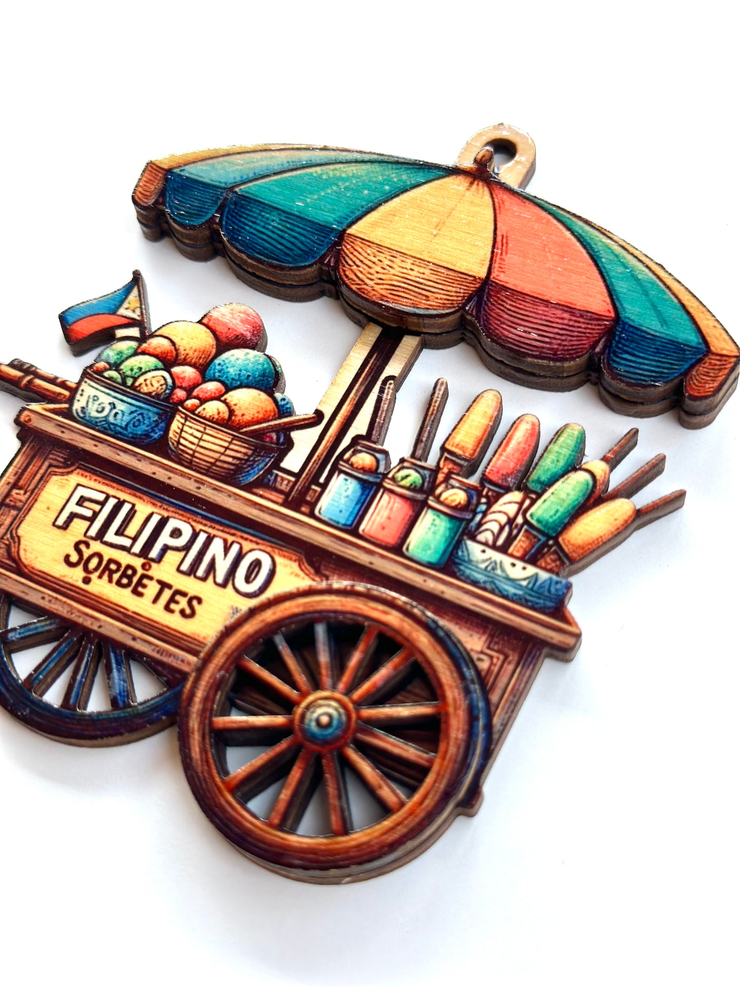 Sorbetes Wood Ornament