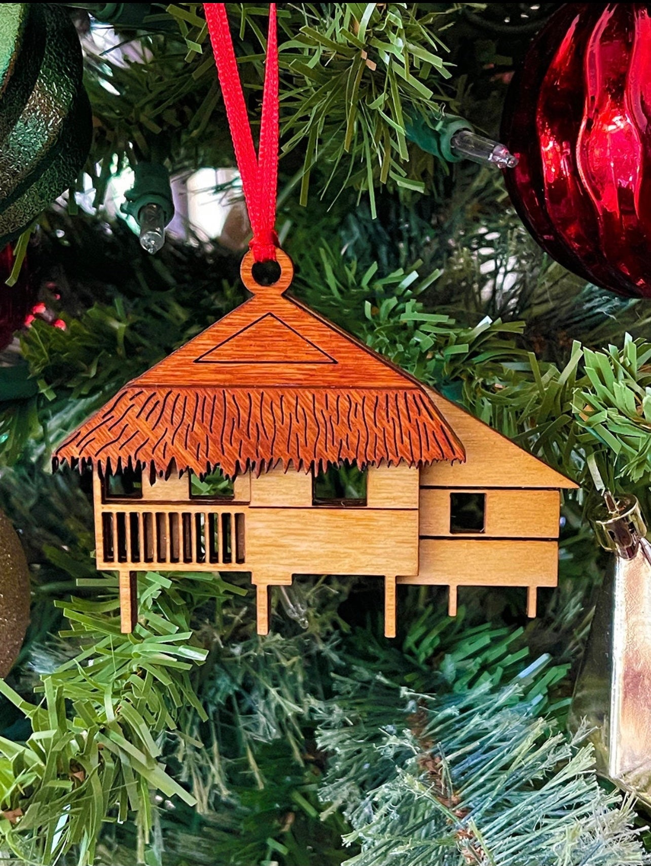 Bahay Kubo Wood Ornament
