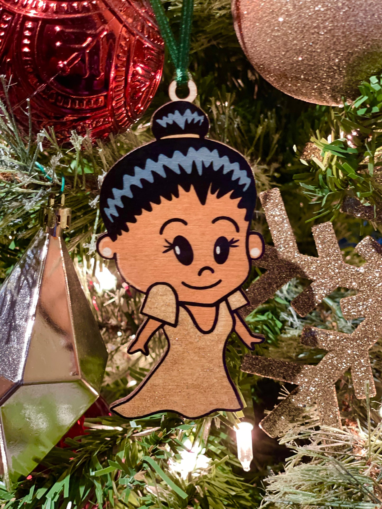 Maria Clara Wood Ornament