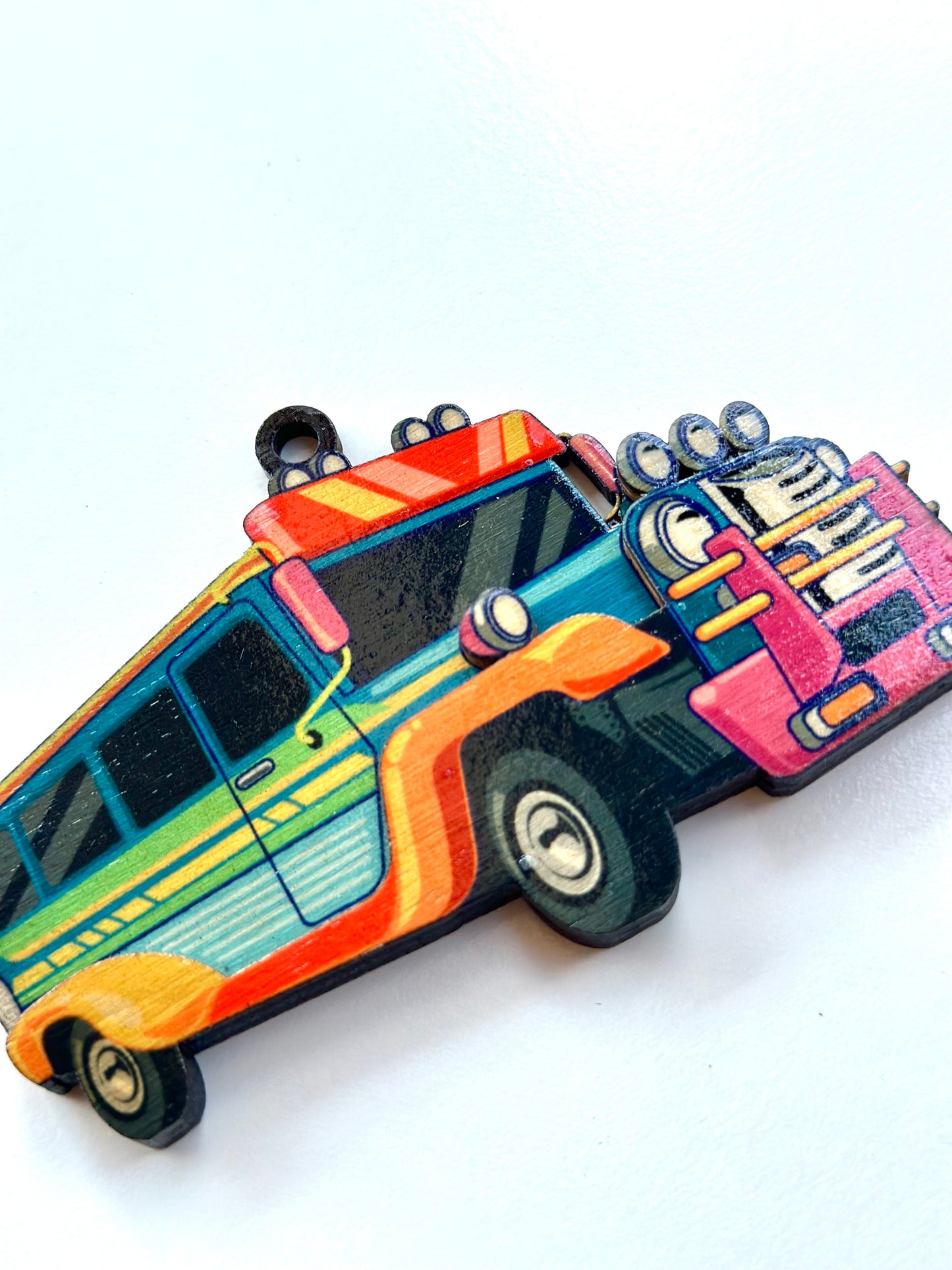 Jeepney Wood Ornament