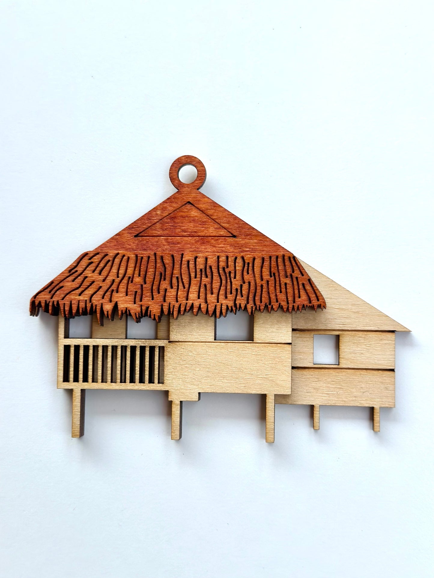 Bahay Kubo Wood Ornament