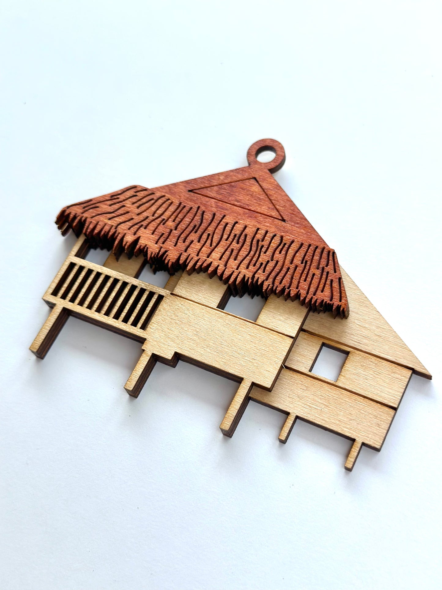Bahay Kubo Wood Ornament