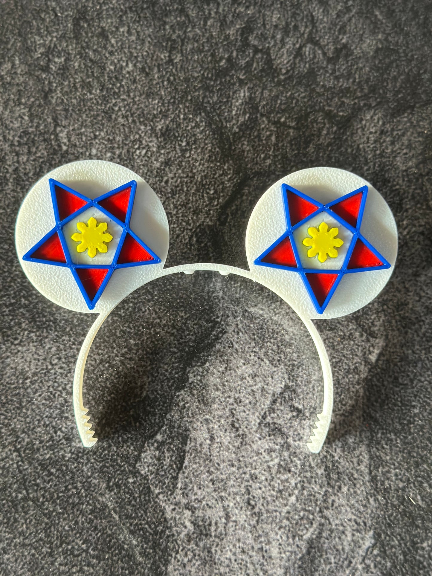 Labubu Filipino Parol Ears - White