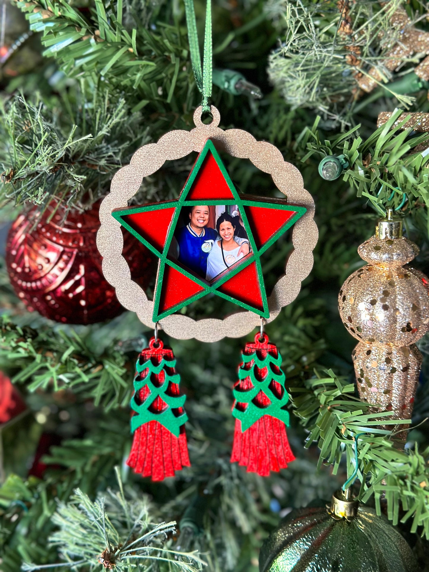 Parol Picture Frame Ornament