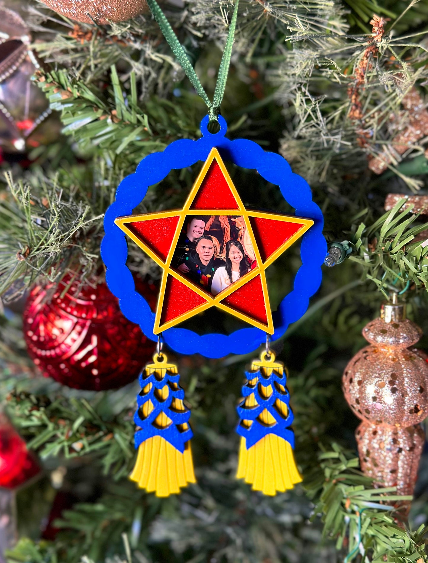 Parol Picture Frame Ornament