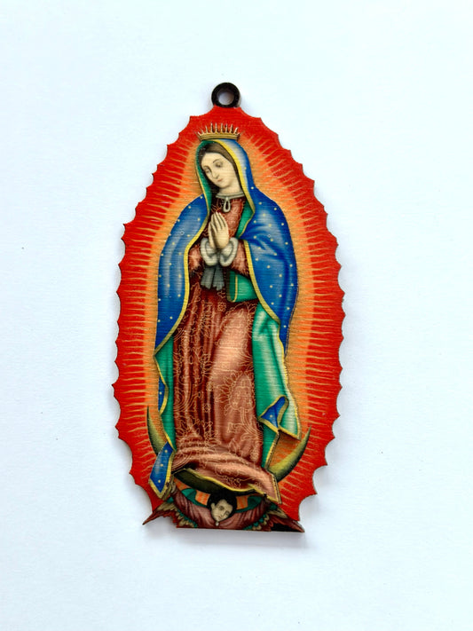 Our Lady of Guadalupe Wood Ornament