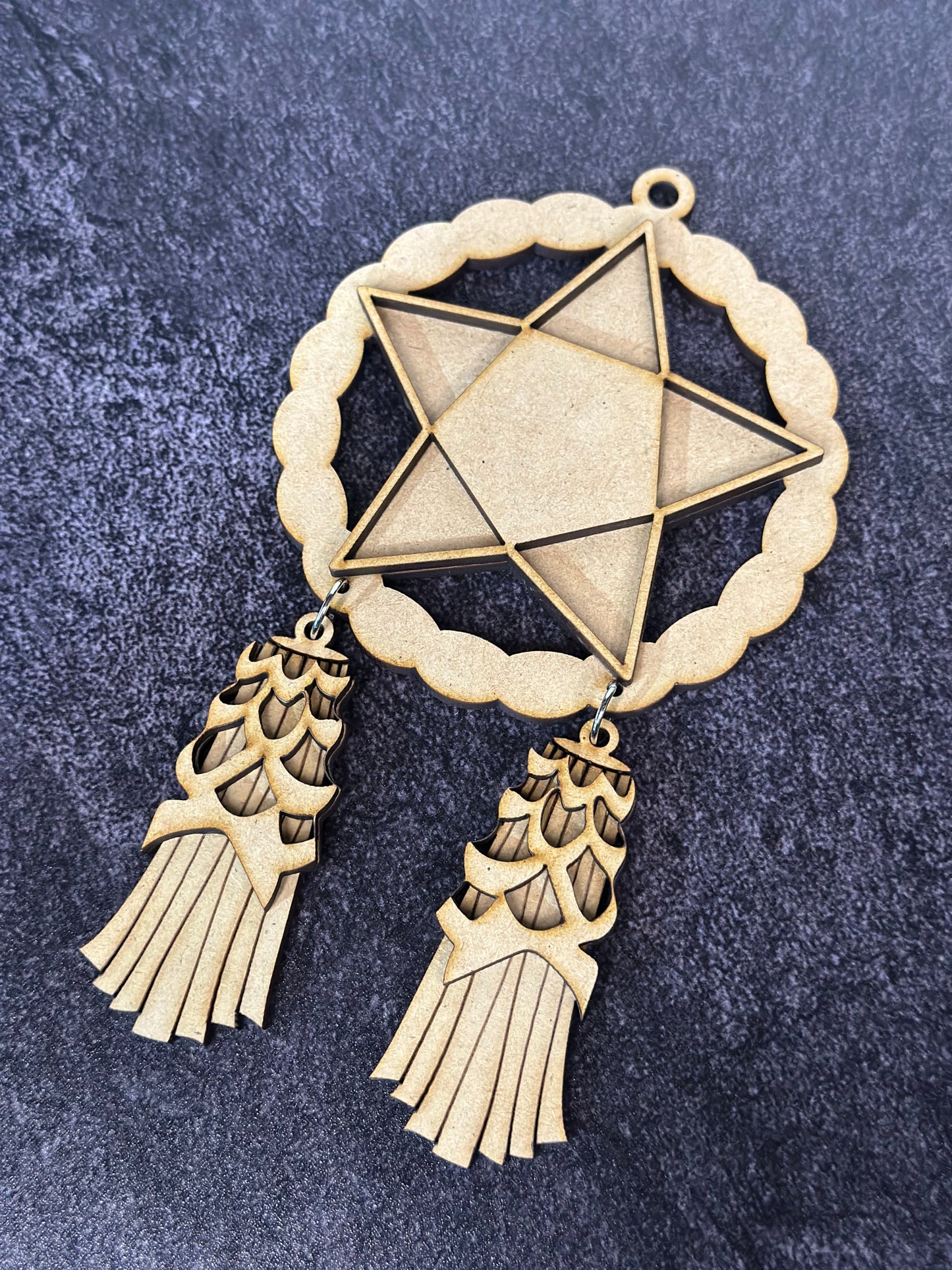 Parol Unpainted Ornament - Version 3