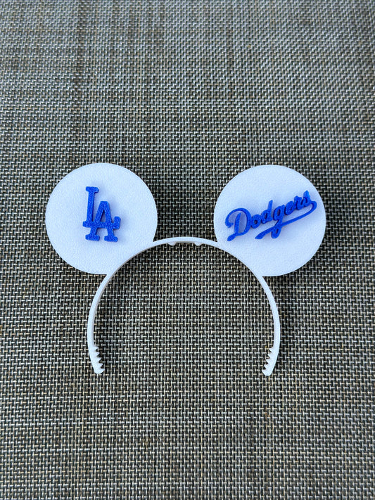 Labubu Dodgers Ears - White